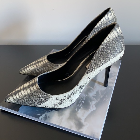 Zara Black and White heels size 40 - Picture 2 of 5